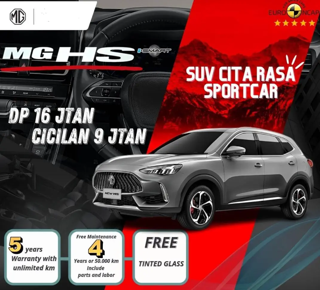 Dapatkan MG HS di Morris Garage Jabotabek — Promo Jambe